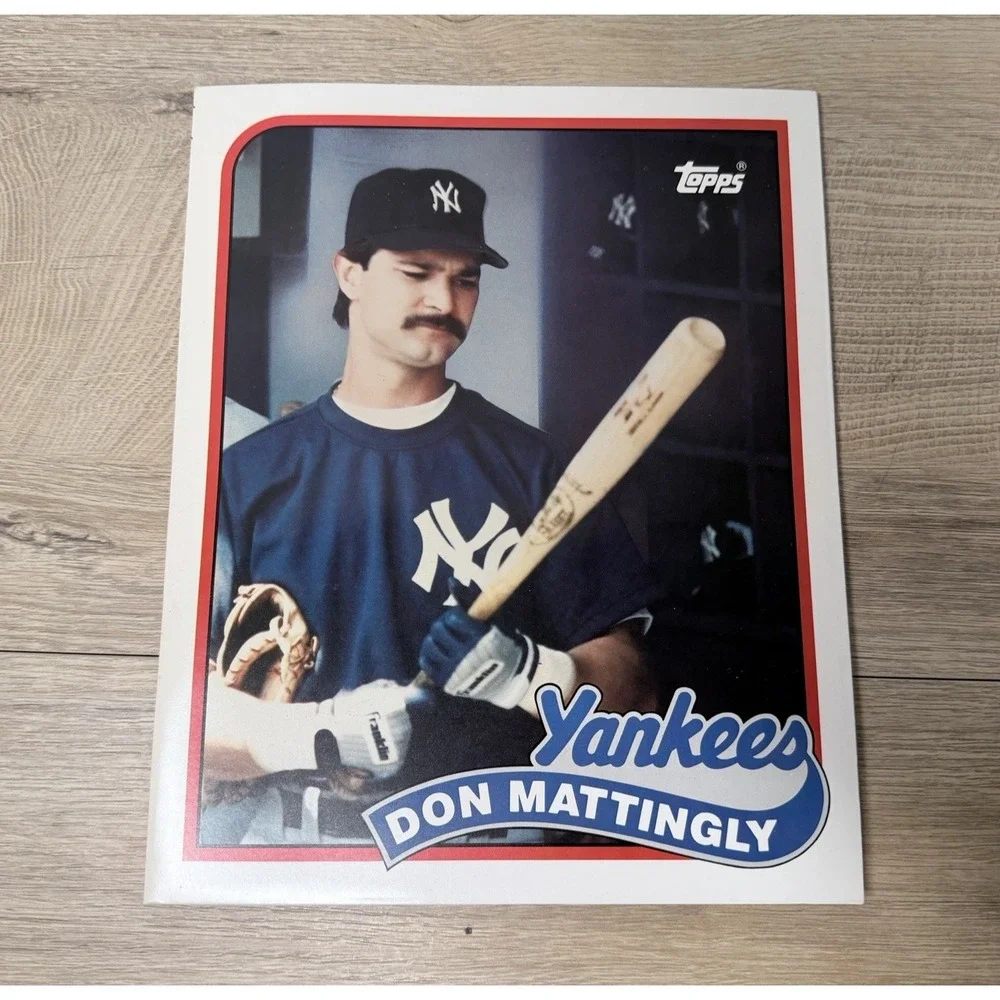 Don Mattingly Yankees Topps Pocket Folder Lot Vintage MLB Baseball Collector‎